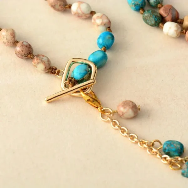 Eternity Semi-Precious Stones Necklace - Image 4