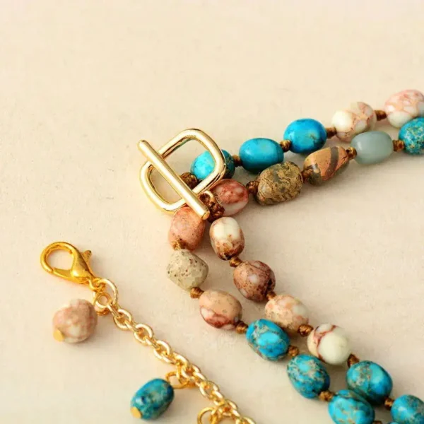 Eternity Semi-Precious Stones Necklace - Image 7